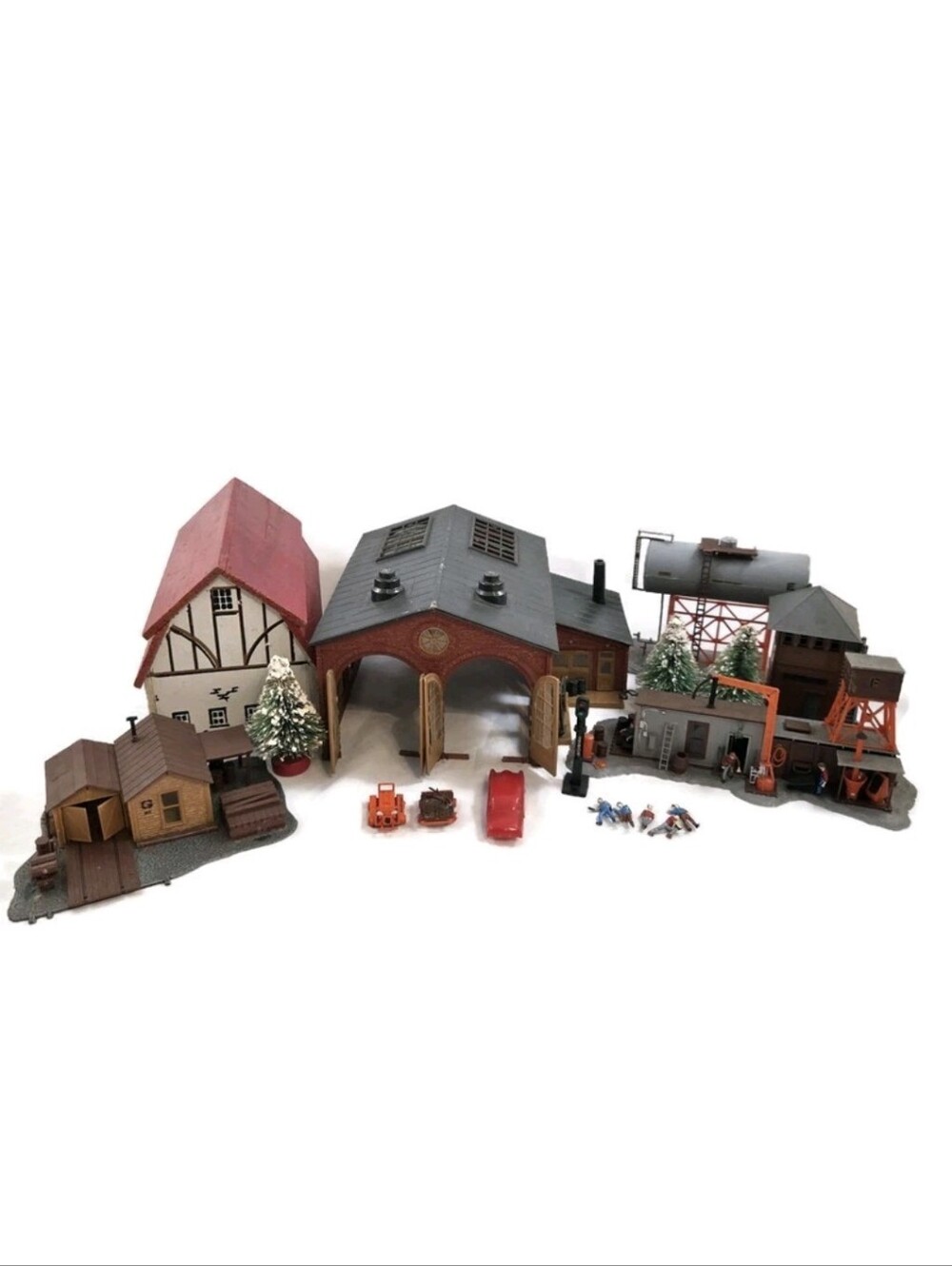 VTG Revell HO Scale Model Train Railroad Building Scenery Lot Plasticville Tower